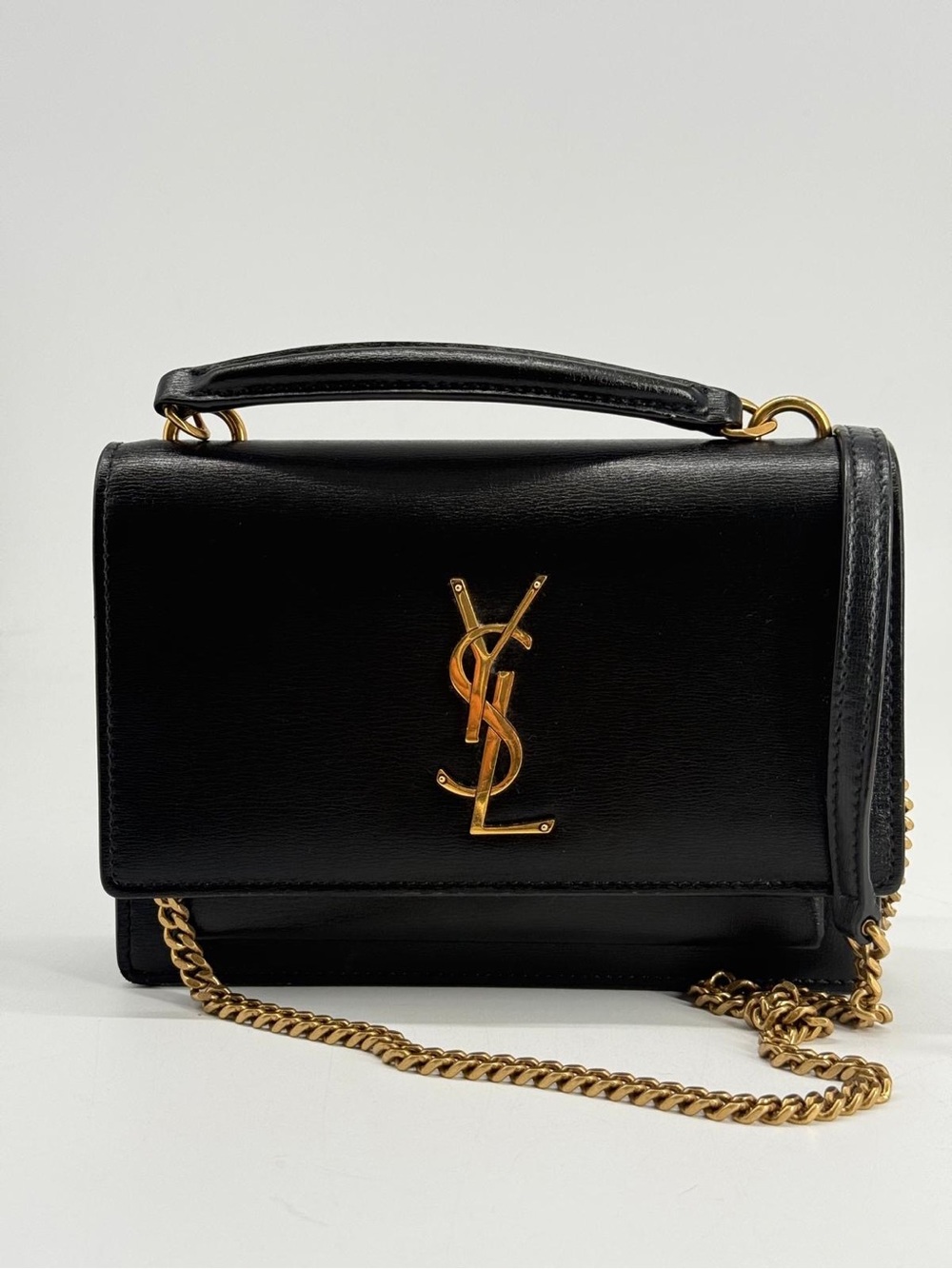 Saint Laurent Sunset Monogram Leather Crossbody Bag